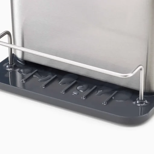 khay đựng đồ rửa chén có rãnh thoát nước bằng thép không gỉ - Khay Đựng Đồ Rửa Chén Joseph Joseph Surface Stainless Steel – 851120 - Ảnh 3