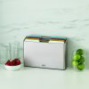 Bộ thớt Folio kèm dao tặng kèm Joseph Joseph Silver