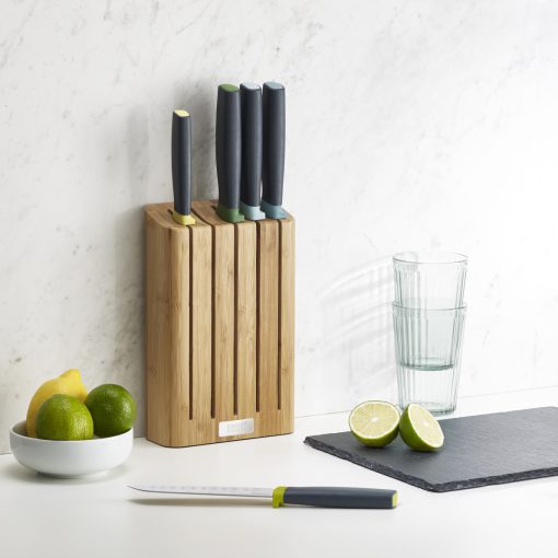 Bộ Dao 5 Món Joseph Joseph Elevate Knives Bamboo Với Giá Đỡ Tre – 103007