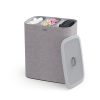 Giỏ phân loại đồ giặt 3 ngăn 90L Joseph Joseph Tota Trio Grey