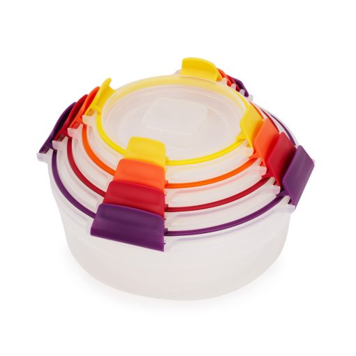 Bộ 8 Hộp Bảo Quản Thực Phẩm Joseph Joseph Nest Lock Tròn & Chữ Nhật Multicolour - 013115 - Ảnh 6