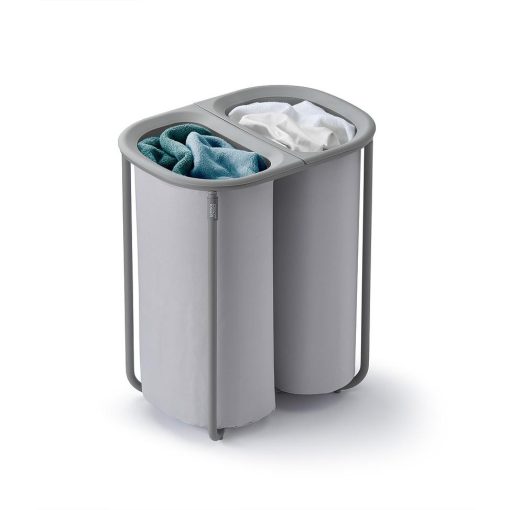Giỏ Phân Loại Đồ Giặt 2 Ngăn Joseph Joseph Duo 80L Grey - 012903
