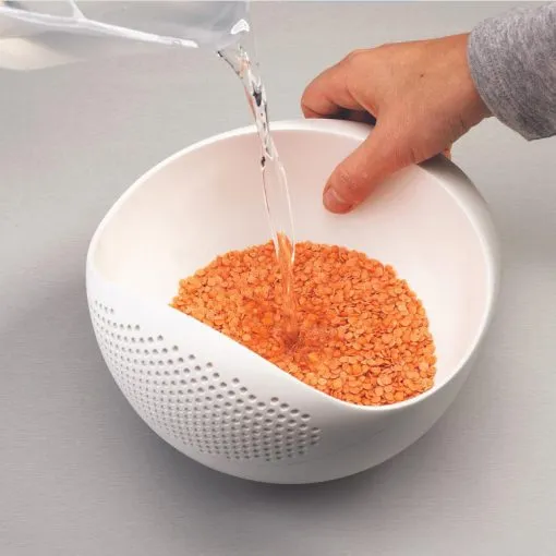tô sơ chế và để ráo màu trắng - Tô Sơ Chế & Để Ráo Joseph Joseph Prep & Serve Small White – 400663 - Ảnh 5